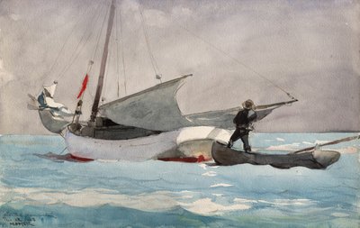 Yelken İstifleme by Winslow Homer