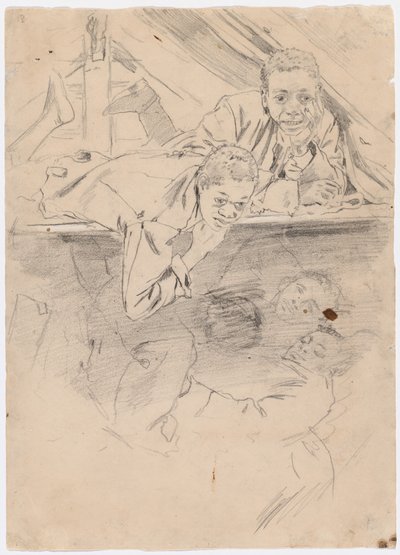 Ordu Çizmeleri Çalışması [verso], 1865. by Winslow Homer