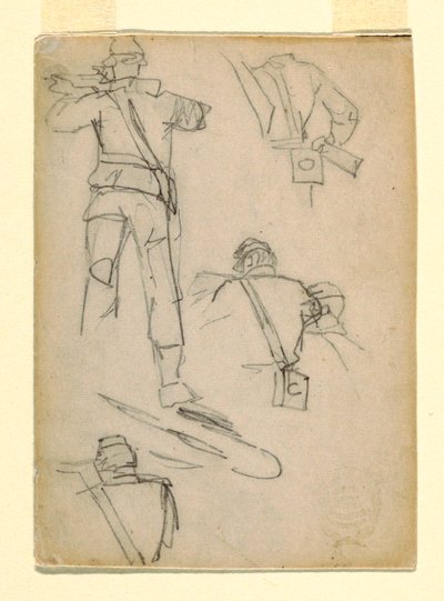 Nişan Alan Askerlerin İncelenmesi by Winslow Homer