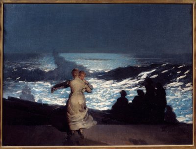 Yaz Gecesi. Ay ışığında dans eden kadınlar. Winslow Homer (1836-1910) Ec. Ben by Winslow Homer