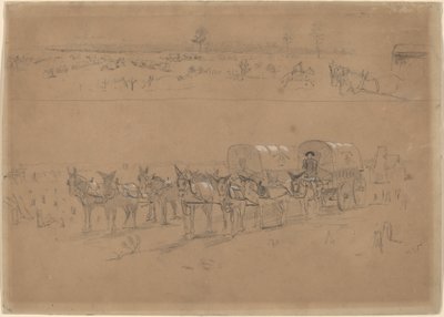 Tedarik Treni, 1864. by Winslow Homer