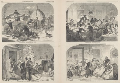 Şükran Günü - Yollar ve Araçlar [sol üst], 1858