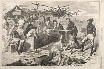 Kampta Şükran Günü, 1862. by Winslow Homer