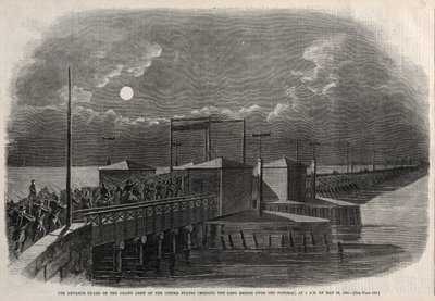 Uzun Köprüyü Geçerken Birleşik Devletler Büyük Ordusunun Ön Muhafızları, 1861, 1861. by Winslow Homer