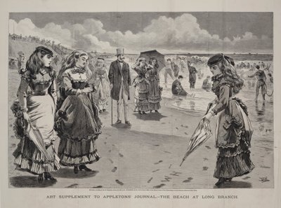 The Beach at Long Branch, 21 Ağustos 1869