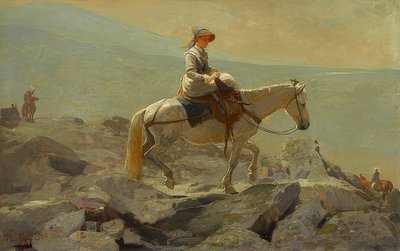 Bridle Yolu, Beyaz Dağlar. 1868 by Winslow Homer