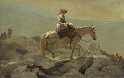 Bridle Yolu, Beyaz Dağlar, 1868 by Winslow Homer