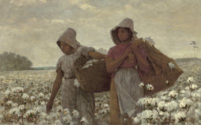 Pamuk Toplayıcılar, 1876 by Winslow Homer