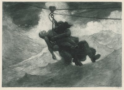 Yaşam Çizgisi, 1884. by Winslow Homer