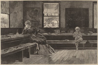 Öğle Tatili, 1873'te yayınlandı. by Winslow Homer