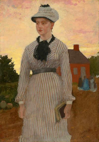 Kırmızı Okul Evi by Winslow Homer