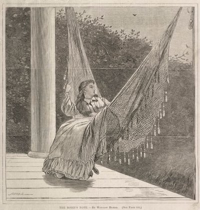 Robins Notu, 1870. by Winslow Homer