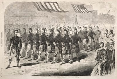 Yetmiş Dokuzuncu Alay Highlanders New York Eyalet Milisleri, 1861. by Winslow Homer