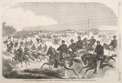 Birlik Süvari ve Topçu Asilerin Peşinde Yorktown Paralı Yolunda Başlıyor, 1862. by Winslow Homer