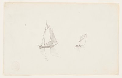 İki direkli Schooner by Winslow Homer