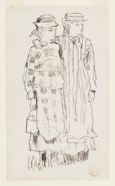 İki kız by Winslow Homer