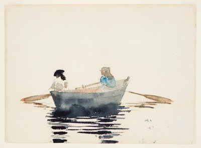 Kayıkta İki Kız by Winslow Homer