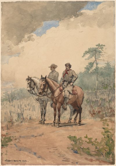 İki İzci, 1887. by Winslow Homer