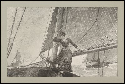 Yatçı Kız, 1880 by Winslow Homer