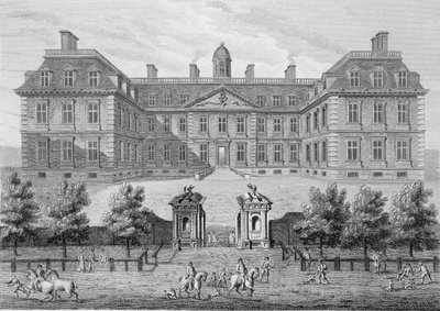 Albemarle House, eskiden Clarendon House, Londra, 1809'da yayınlandı by Wise