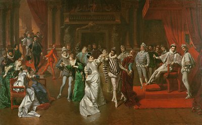Henry Valois Mahkemesinin Bir Balosu by Wladyslaw Bakalowicz