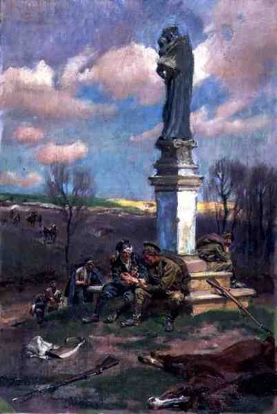 Acı çekenlere sığınak by Wojciech Kossak