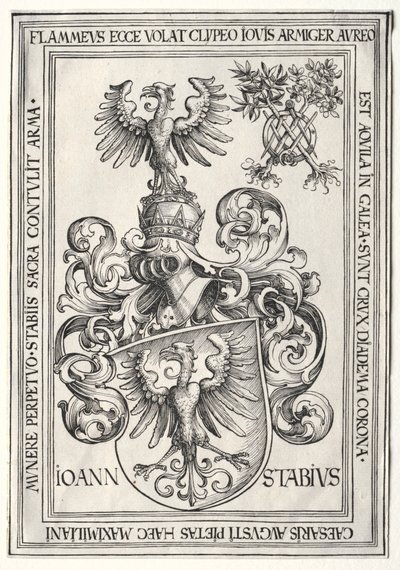 Johann Stabius Arması by Wolf Traut