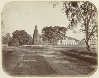 Batavia'daki Waterlooplein'deki General Andreas Victor Michiels Anıtı by Woodbury and Page