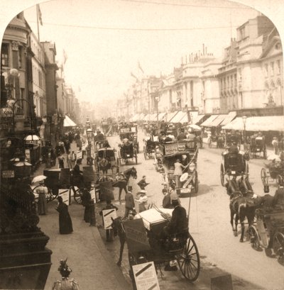 Regent Caddesi, Londra, 1896. by Works and Sun Sculpture Studios
