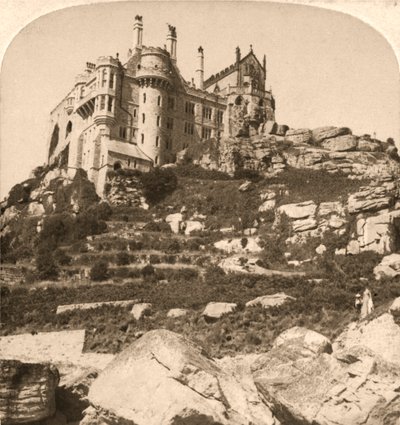 Michaels Dağı, Benedictine Manastırı, Penzance, Cornwall, 1900. by Works and Sun Sculpture Studios