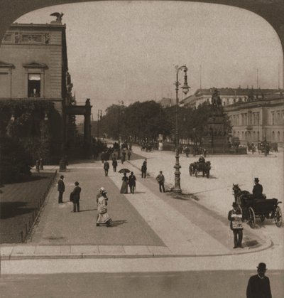 Unter den Linden, Berlin, 1903. by Works and Sun Sculpture Studios