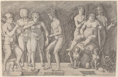 Yakılan Erdem: Bir Erdem Alegorisi by Workshop of Andrea Mantegna