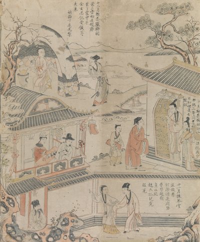 Yılın Son Üç Ayı. by Workshop of Ding Liangxian.