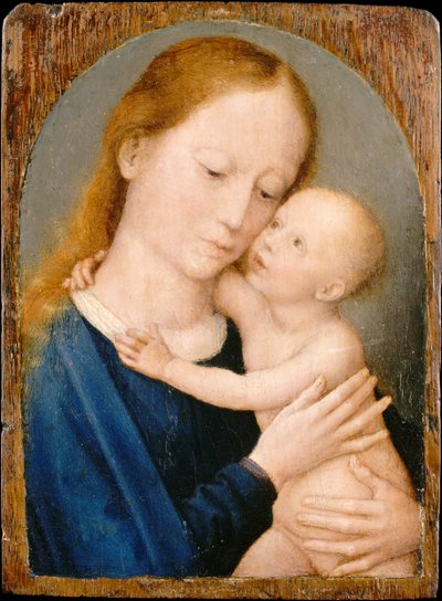 Bakire ve Çocuk, 1490-1523. by Workshop of Gerard David