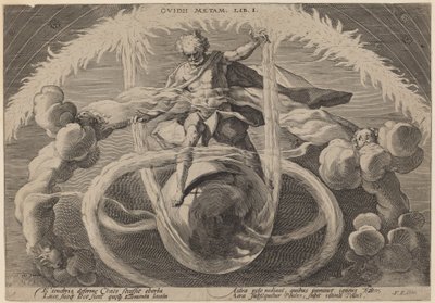 Kaos: Kaosun Çözülmesi veya Elementlerin Yaratılışı by Workshop of Hendrick Goltzius, after Hendrick Goltzius