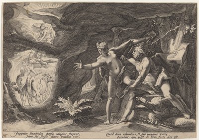Jüpiter ve İo by Workshop of Hendrick Goltzius, after Hendrick Goltzius