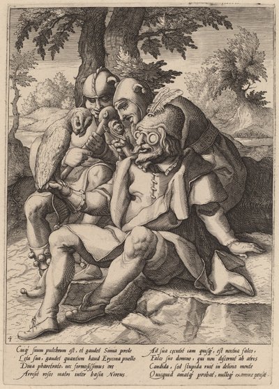 Aptalların Bilgeliği by Workshop of Hendrick Goltzius, after Karel van Mander I