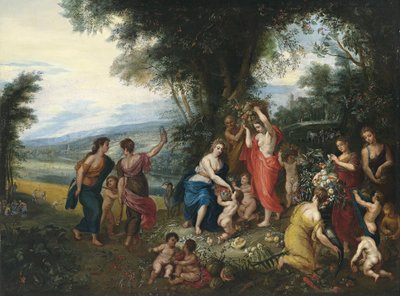 Yaz Alegorisi by Workshop of Jan Brueghel the Elder