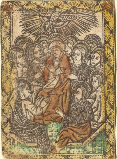 Pentekost by Workshop of Master of the Borders with