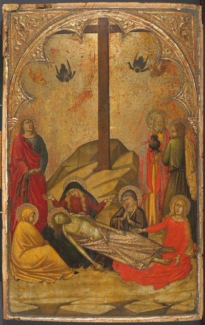 Ölü İsa Üzerine Ağıt, 1370-88. by Workshop of Niccolò di Buonaccorso