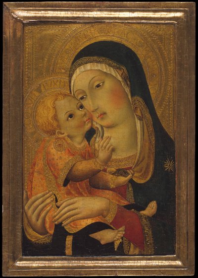 Madonna ve Çocuk, ca. 1448-60. by Workshop of Sano di Pietro