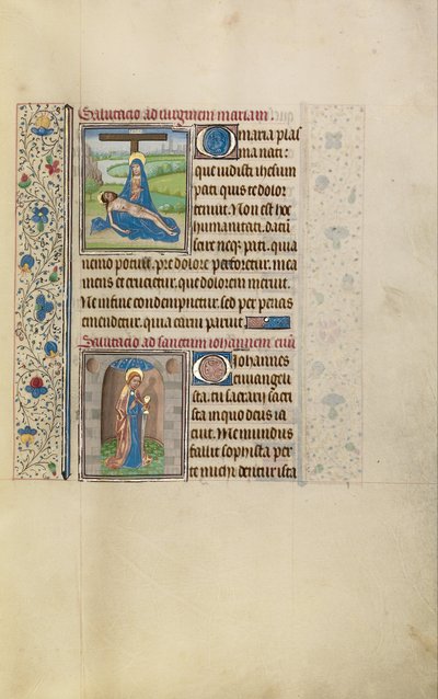 Pieta; Aziz John Evangelist by Workshop of Willem Vrelant