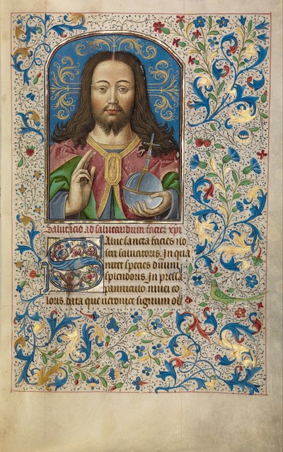 Dünyanın Kurtarıcısı by Workshop of Willem Vrelant