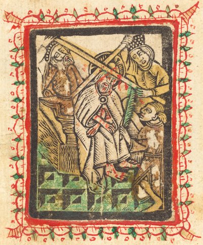 Dikenlerle Taçlanan İsa, 14701480. by Workshop of the Master of the
