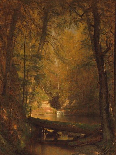 Alabalık Havuzu, 1870. by Worthington Whittredge