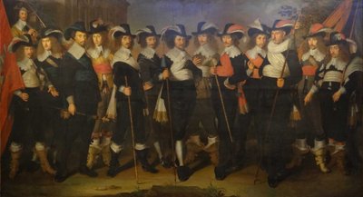 Albay Herman Herbertsz Şirketinin Subayları ve Muhafızları. by Wouter Crabeth II
