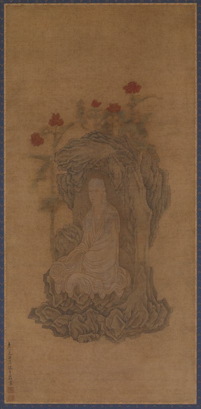 Beyaz cüppeli Guanyin by Wu Bin