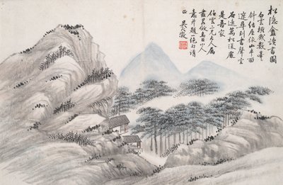 Tenha Çam Stüdyosunda Okuma (Song yin an) by Wu Dacheng