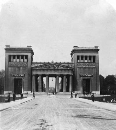Propylaen, Münih, Almanya, c1900 by Wurthle and Sons