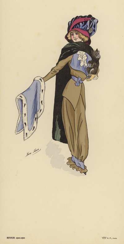 1910-1911 kış modası by Xavier Sager